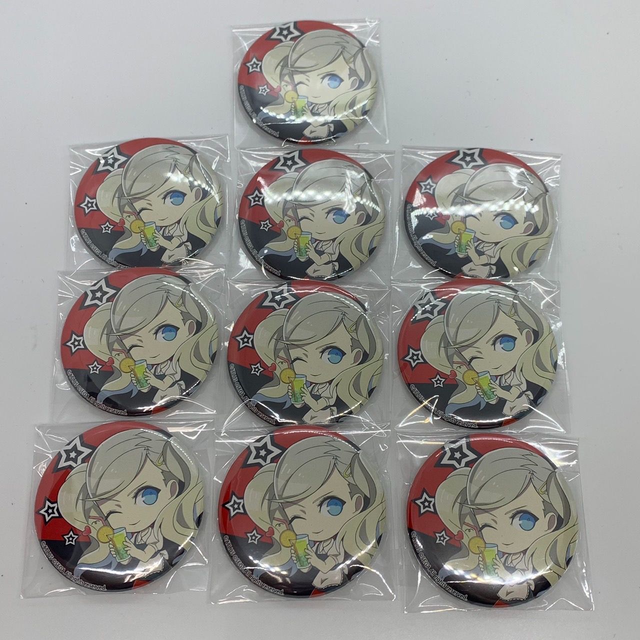 ペルソナ5 缶バッジ 高巻杏 10個セット - メルカリ