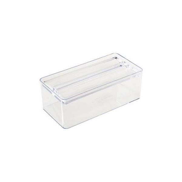 （まとめ）オーエ ペーパータオルケース クリア〔×3セット〕