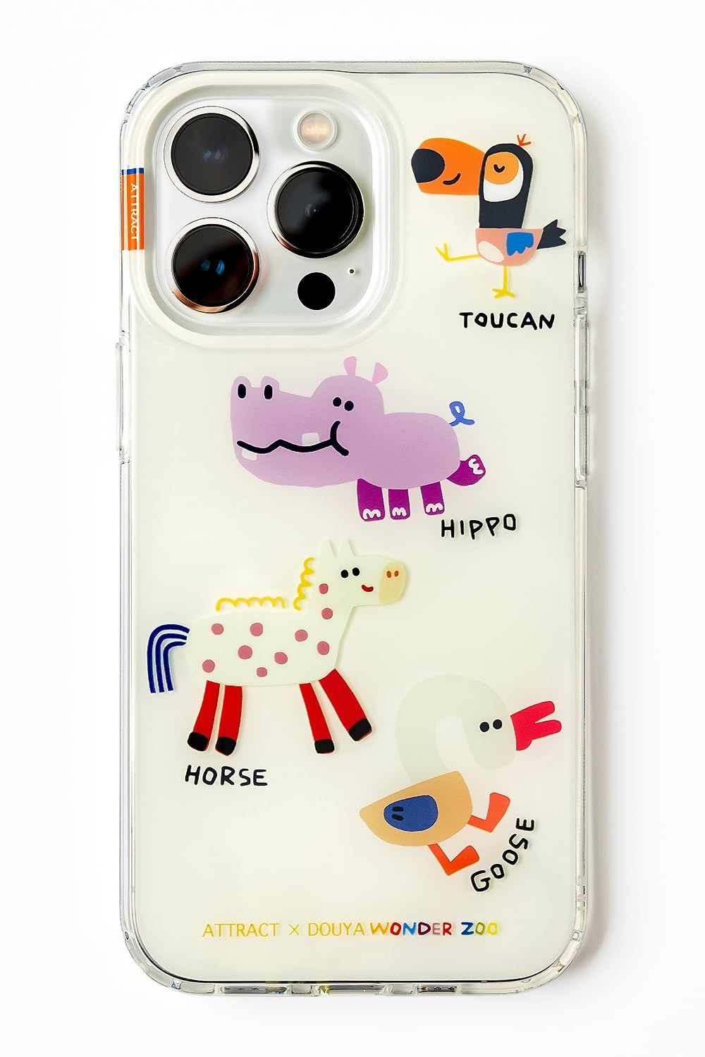 【在庫セール】Attract iphone 13Pro ケース 透明 2層パターン case 個性 かわいい 動物園 カバ おもしろ ちゃん シンプル アニメ イラスト かっこいい 傷防止 アイフォンケース スリム軽量 レンズ保