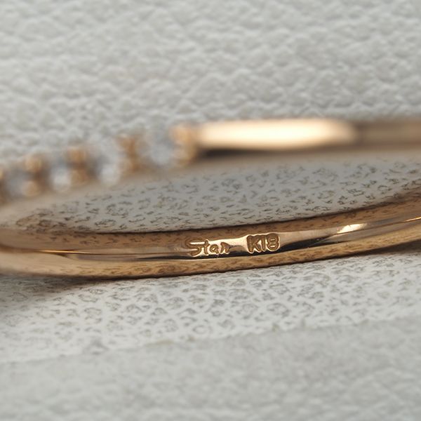 スタージュエリー リング ダイヤ ダイヤモンド 0.08ct ハーフ
