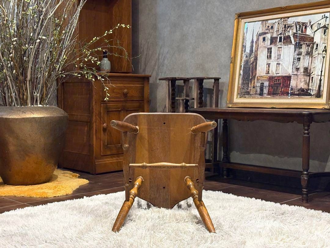 KMK 無垢材 ウィンザーチェア スポークチェア 飛騨産業 アンティーク SZ