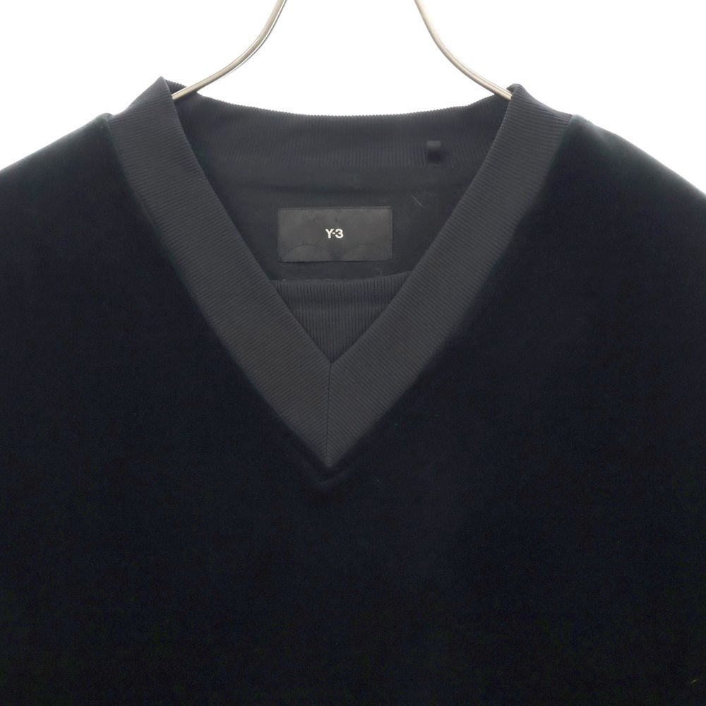 Y-3 (ワイスリー) VELVET CREW IL2146 ベロアクルーネック スウェット 