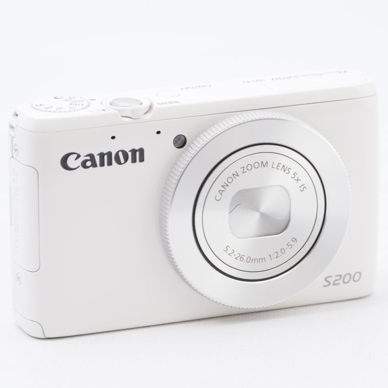 Canon キヤノン デジタルカメラ PowerShot S200(ホワイト) PSS200(WH