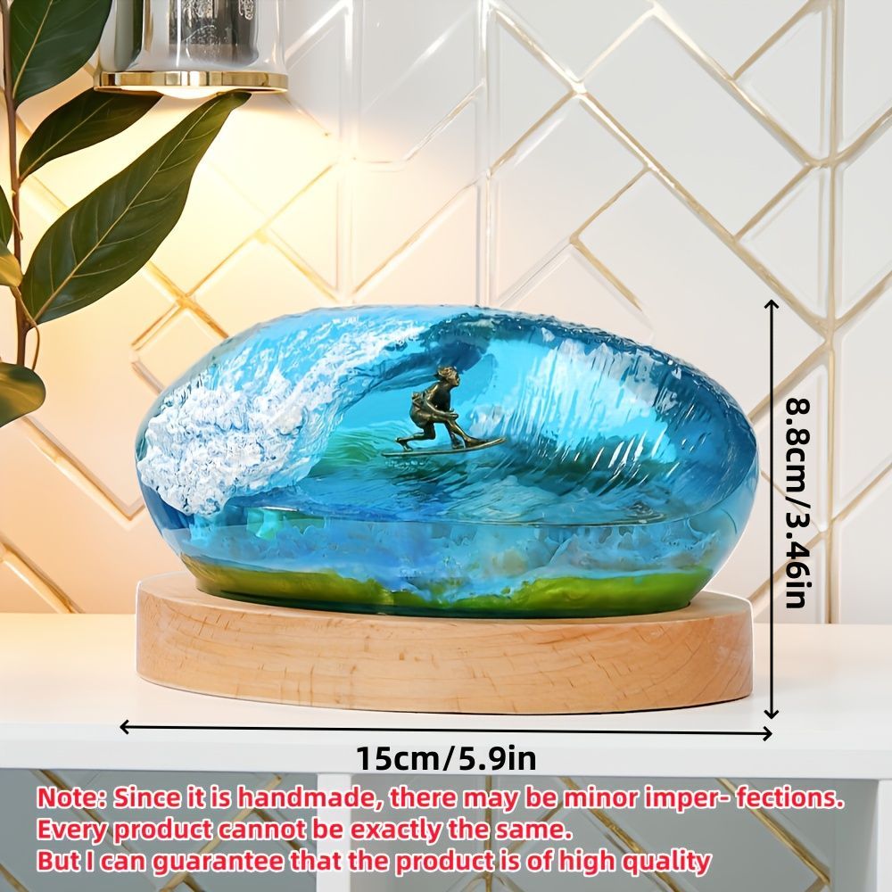 ナイトライト 卓上ライト テーブルランプ サーフィンをしている人 海 オーシャン おしゃれ 間接照明 卓上ライト プレゼント 寝室 授乳ライト インテリア デスク オフィス USB充電 樹脂