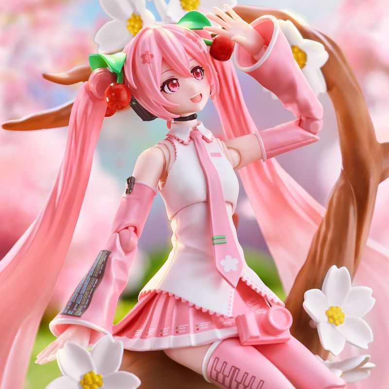 正規版　新品 blokees フィギュア　初音ミク プラモデル　桜限定版 正規版 新品 blokees フィギュア 初音ミク プラモデル 桜限定版
