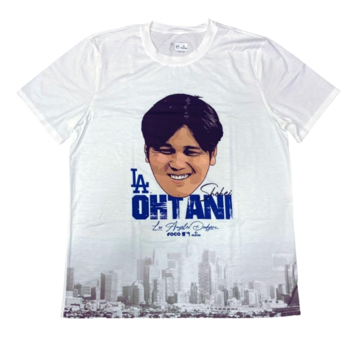 公式 新品未使用 ドジャース 大谷翔平 総柄 顔だらけ FOCO Tシャツ L 即日発送/在庫あり 大谷翔平 Tシャツ フェイスTシャツ 顔だらけ