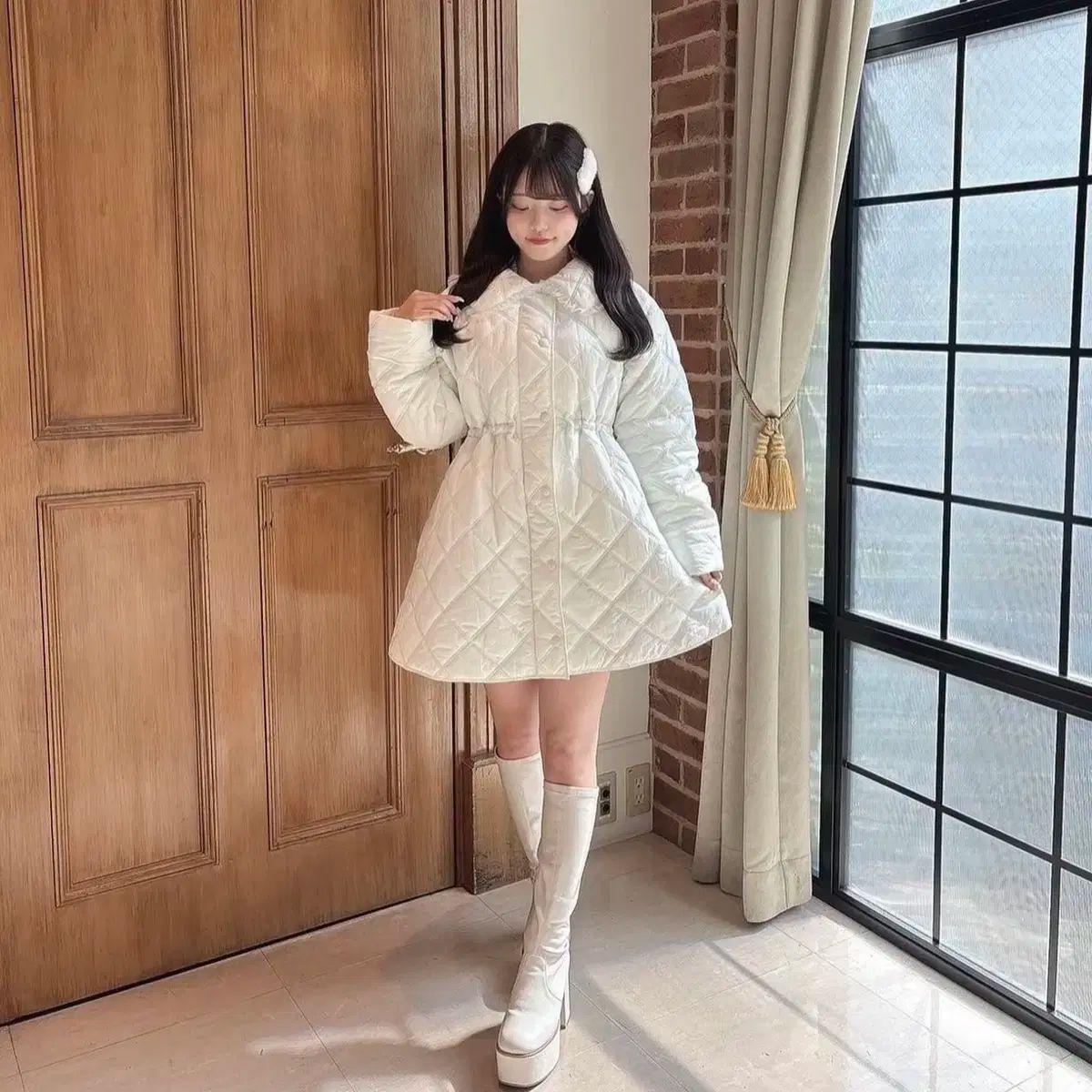 evelyn コート 白 【公式通販】 evelyn ホワイト コート 白 えぶりん