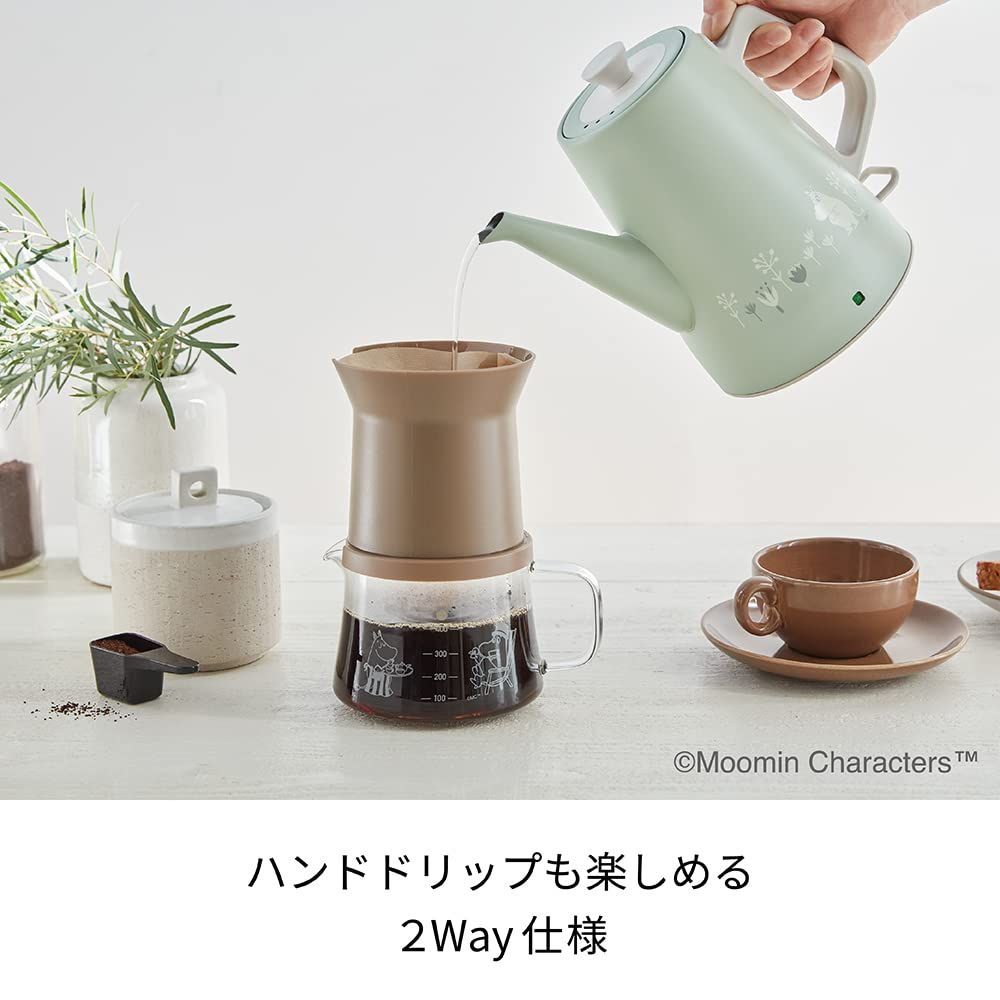 recolte RDC-1 Rain ムーミン Drip Coffee レインドリップコーヒーメーカー Maker レコルト MOOMIN（ブラウン）