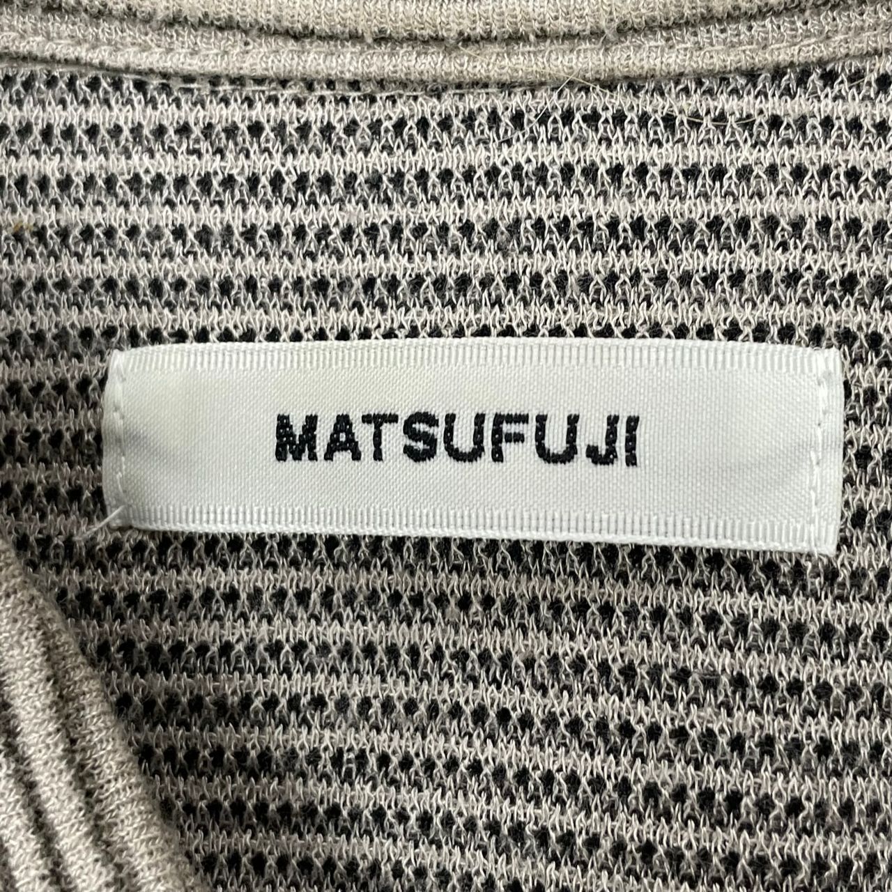 MATSUFUJI 22SS Ripple Stripe Shirt リップル ストライプ シャツ 