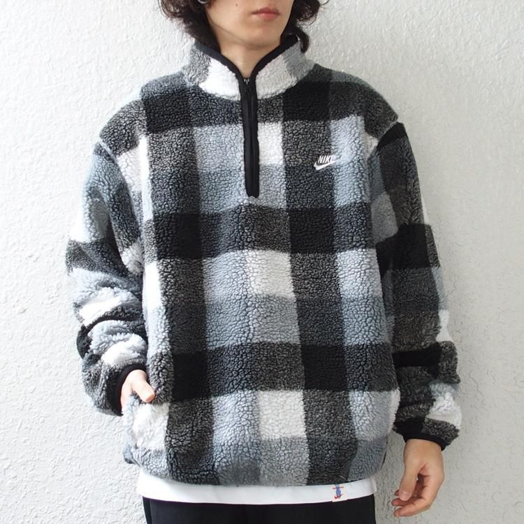 ナイキ NIKE ジャケット フリースジャケット ハーフジップ 総柄