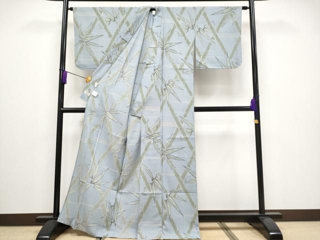 淡藤色地 洗える着物