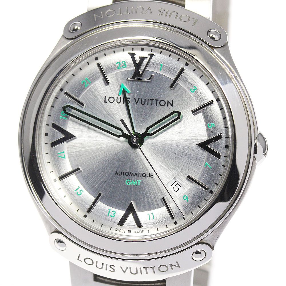 ルイ・ヴィトン LOUIS VUITTON Q6D32 フィフティファイブ GMT 自動巻き 