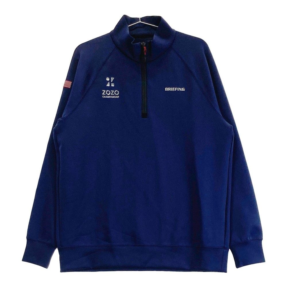 BRIEFING ネイビー ハーフジップ Lサイズ サイズ：L BRIEFING GOLF