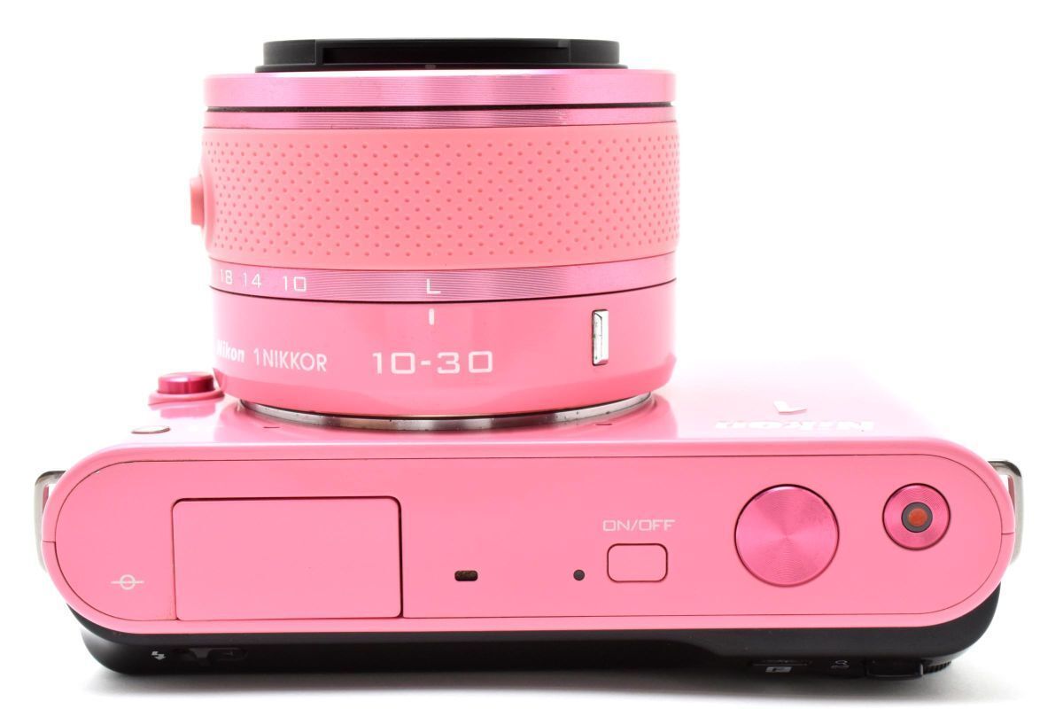 ☆ショット数5500回 美品☆ ニコン Nikon 1 J1 ピンク +