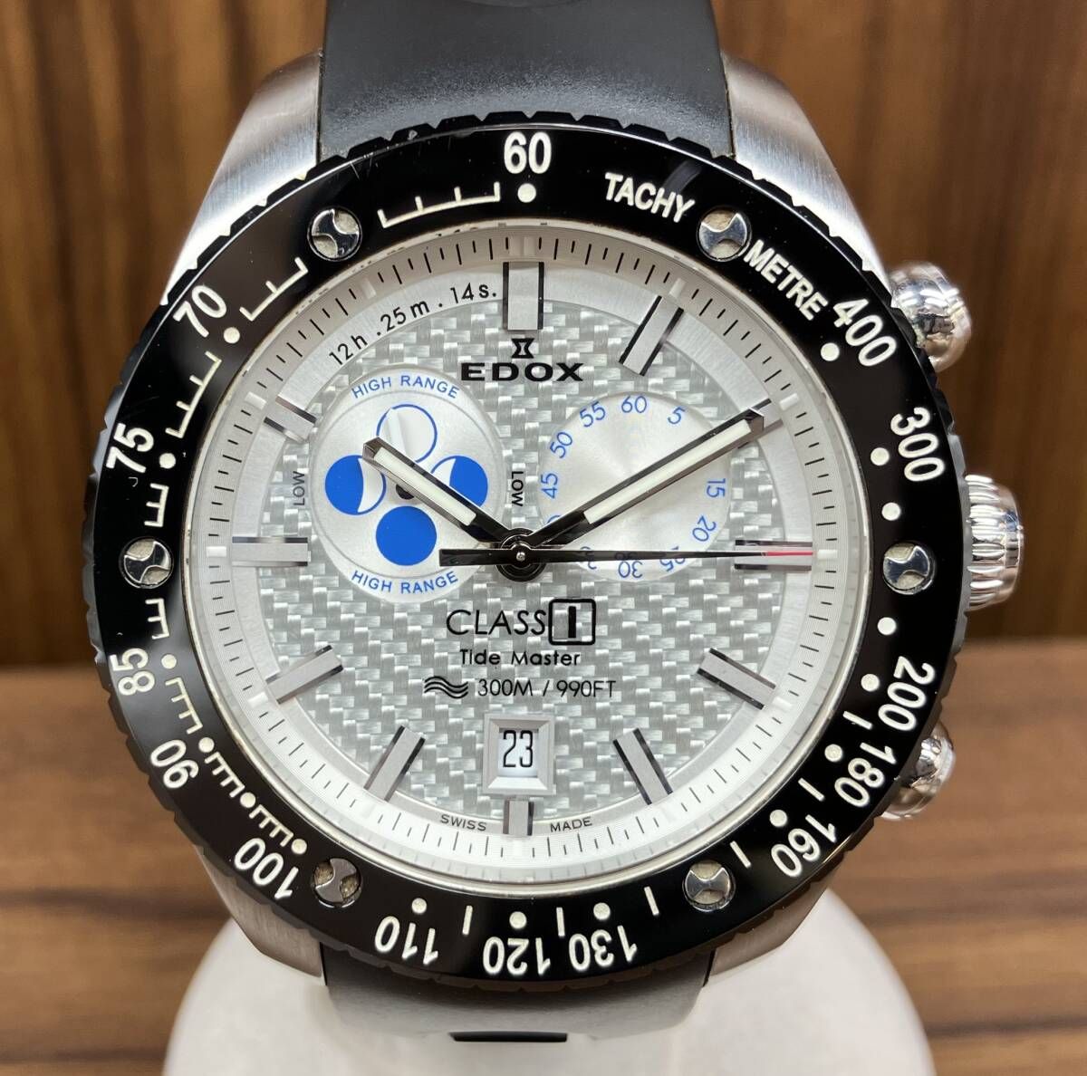 ジャンク】 EDOX エドックス CLASS 1 クラス1 クォーツ メンズ 腕時計 
