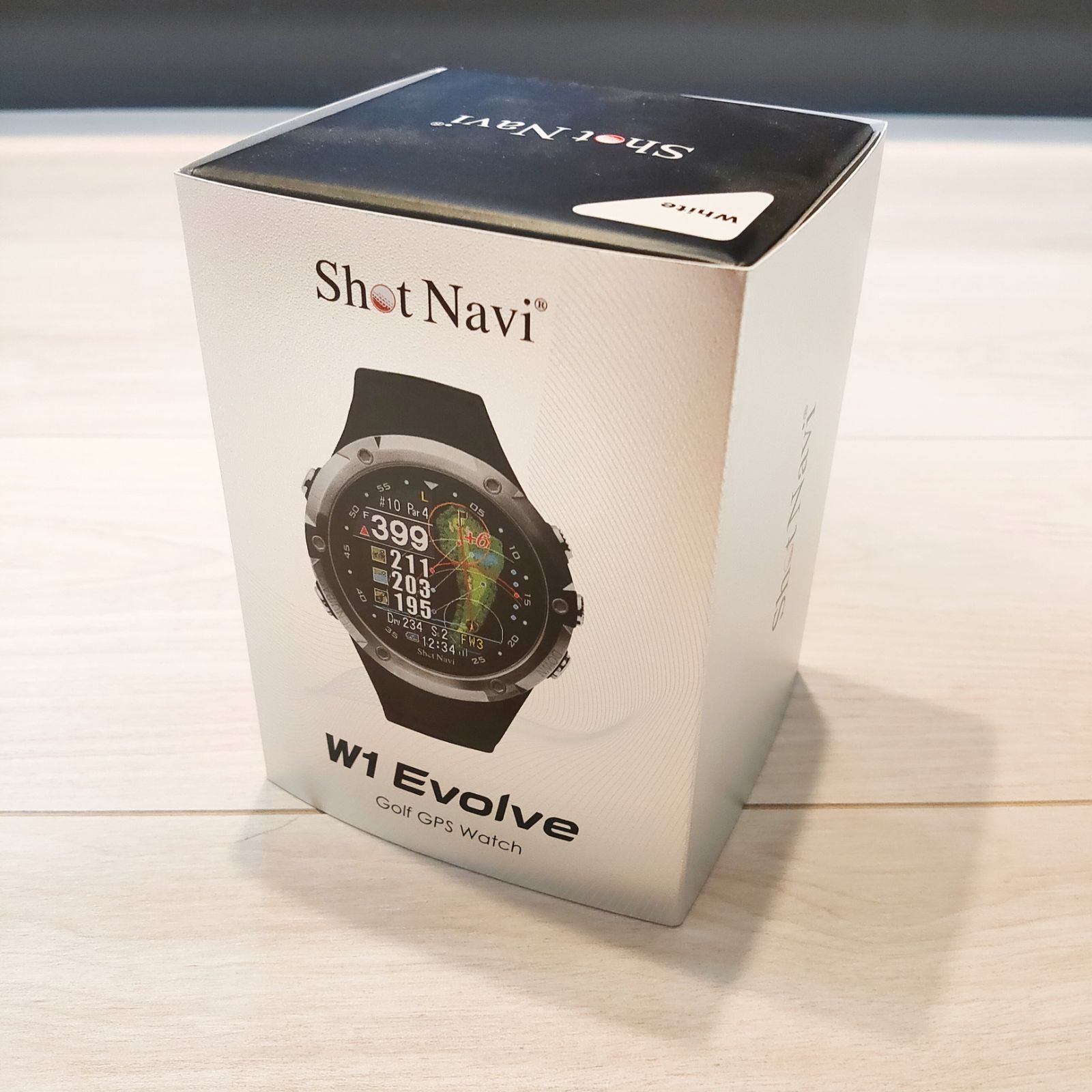 新品 ShotNavi W1 Evolve ショットナビ エボルブ ゴルフナビ ホワイト