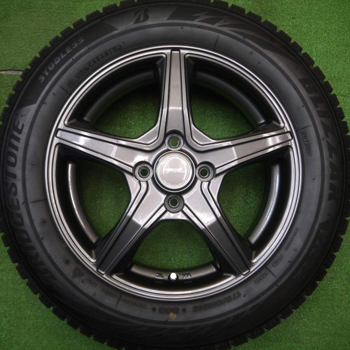バリ溝！8.5分☆スタッドレス 175/65R15 ブリヂストン ブリザック VRX2 