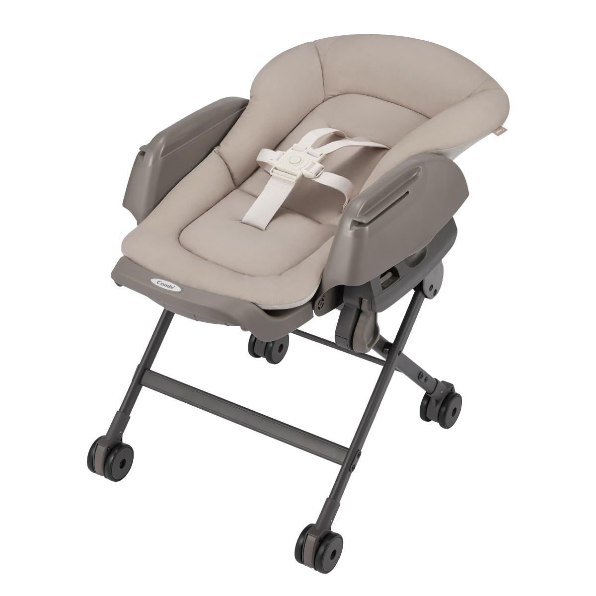 コンビ ハイローチェア ネムリラ Fit AQ ベージュ 新生児から4歳頃まで成長に合わせて大活躍