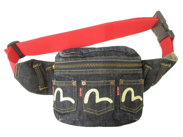 エヴィス ボディバッグ EVISU デニム ウエストバッグ Amazon | [エヴィスジーンズ] ボディバッグ メンズ インディゴ
