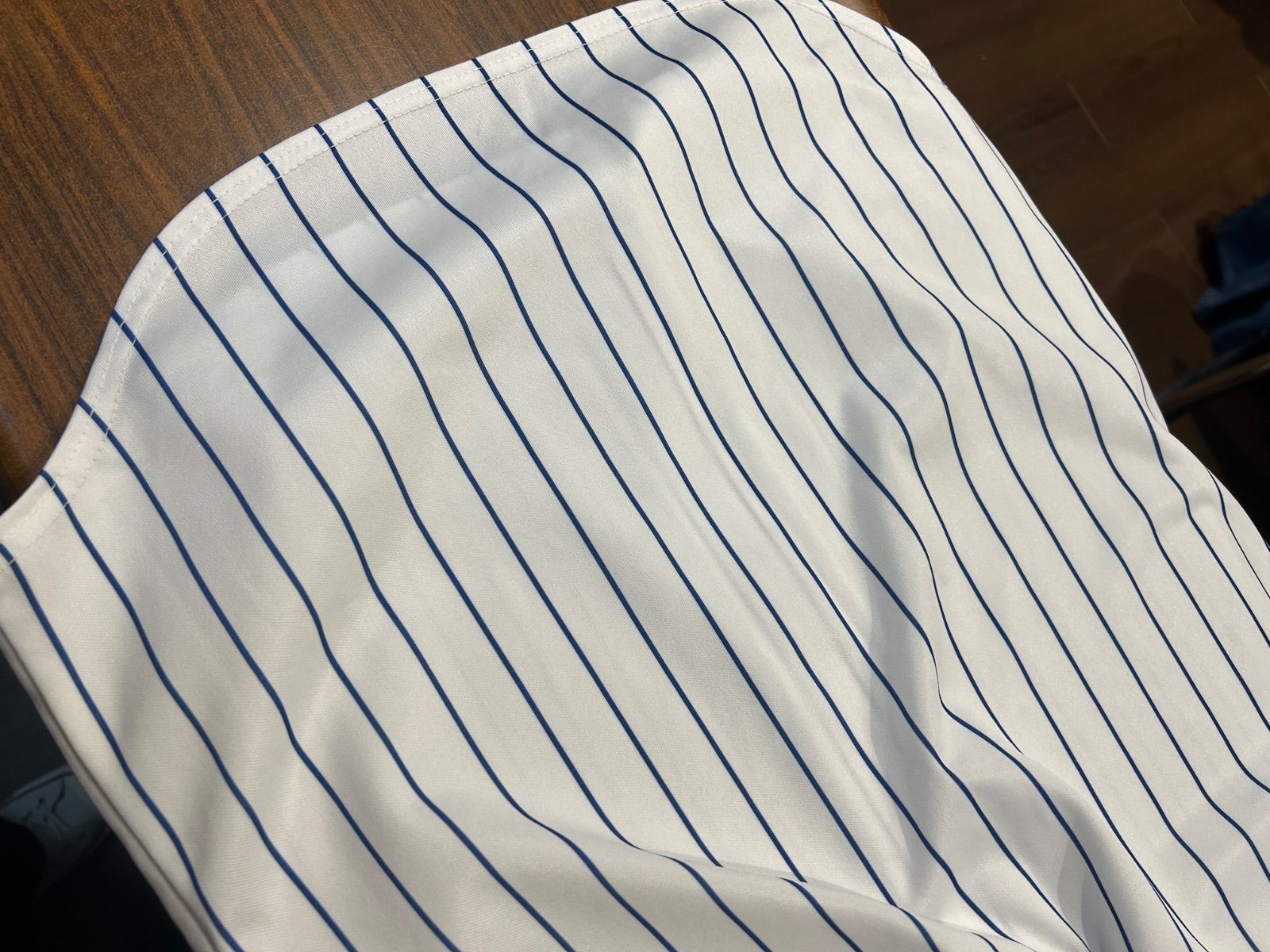  シカゴ カブス MLB ゲームシャツ ビッグロゴ ユニフォーム サイズM ホワイト ブルー A-121 ユニフォーム(練習着) ウェア