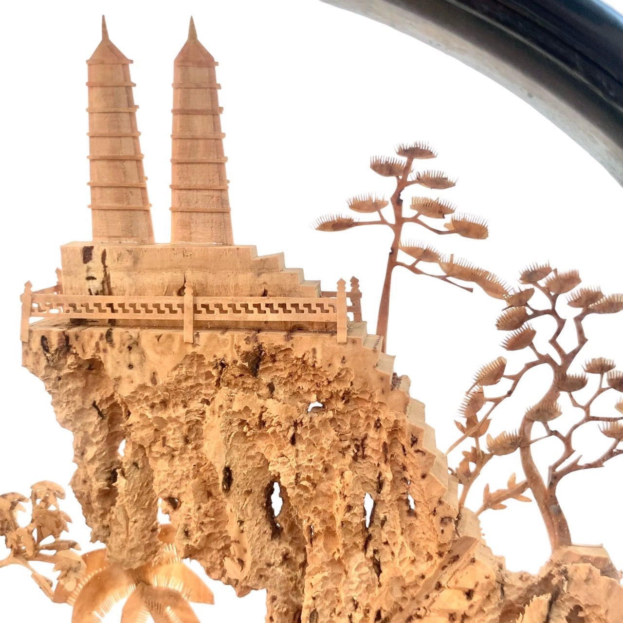 福建軟木画 コルク細工 中国 工芸 福建軟木画 コルクアート 中国 工芸 - メルカリ