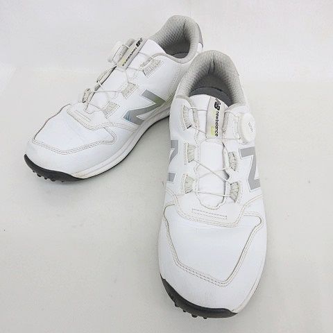 New Balance 996 ゴルフシューズ ホワイト/イエロー