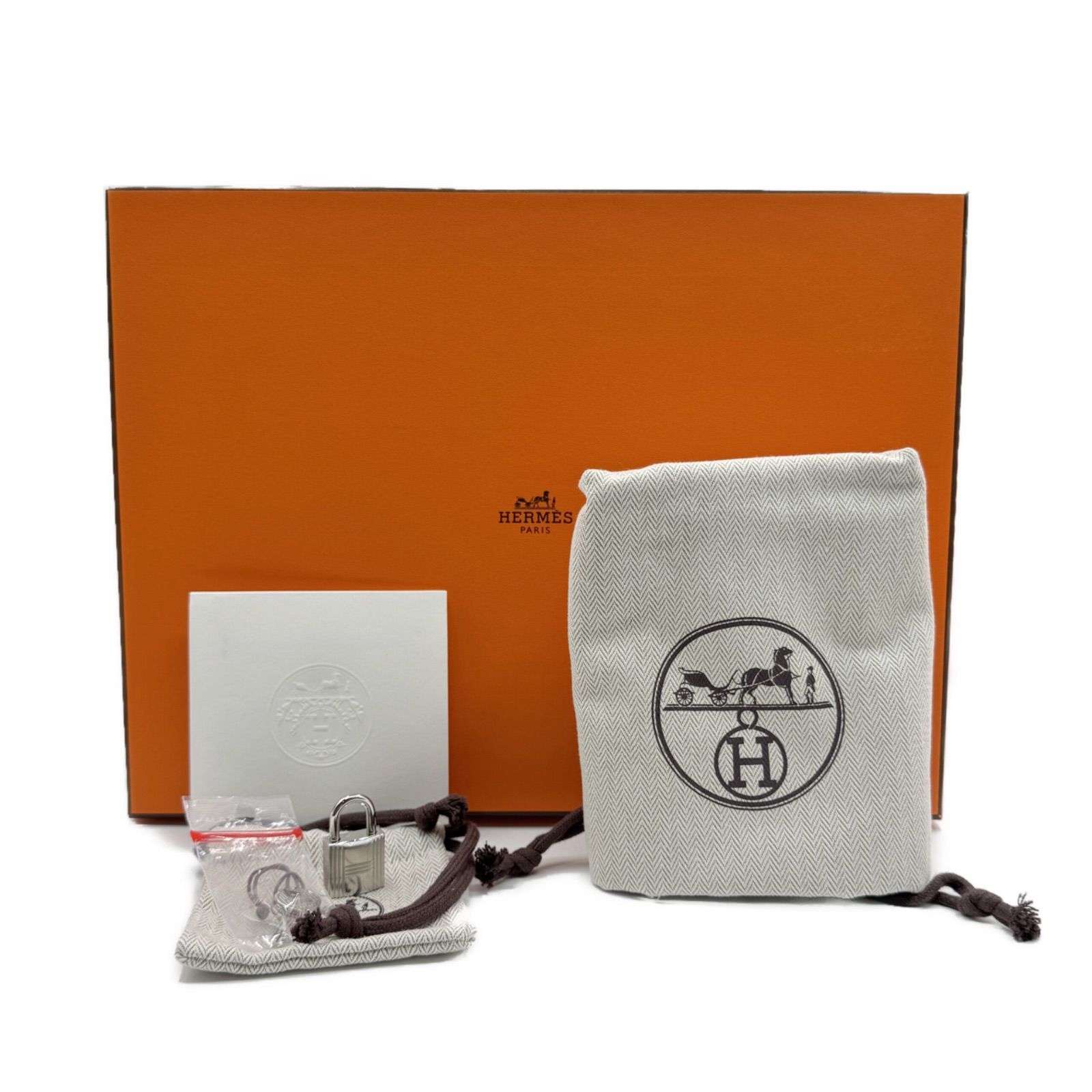 エルメス(HERMES) ピコタンロックPM(18) エトゥープ トリヨン シルバー 