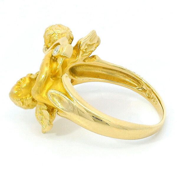 ◆カレライカレラ◆リング/K18WG/ダイヤモンド/サファイア/ホース/馬/Carrera y Carrera 11.5号 ファッション カレライカレラ リング 指輪 12号 18金 K18