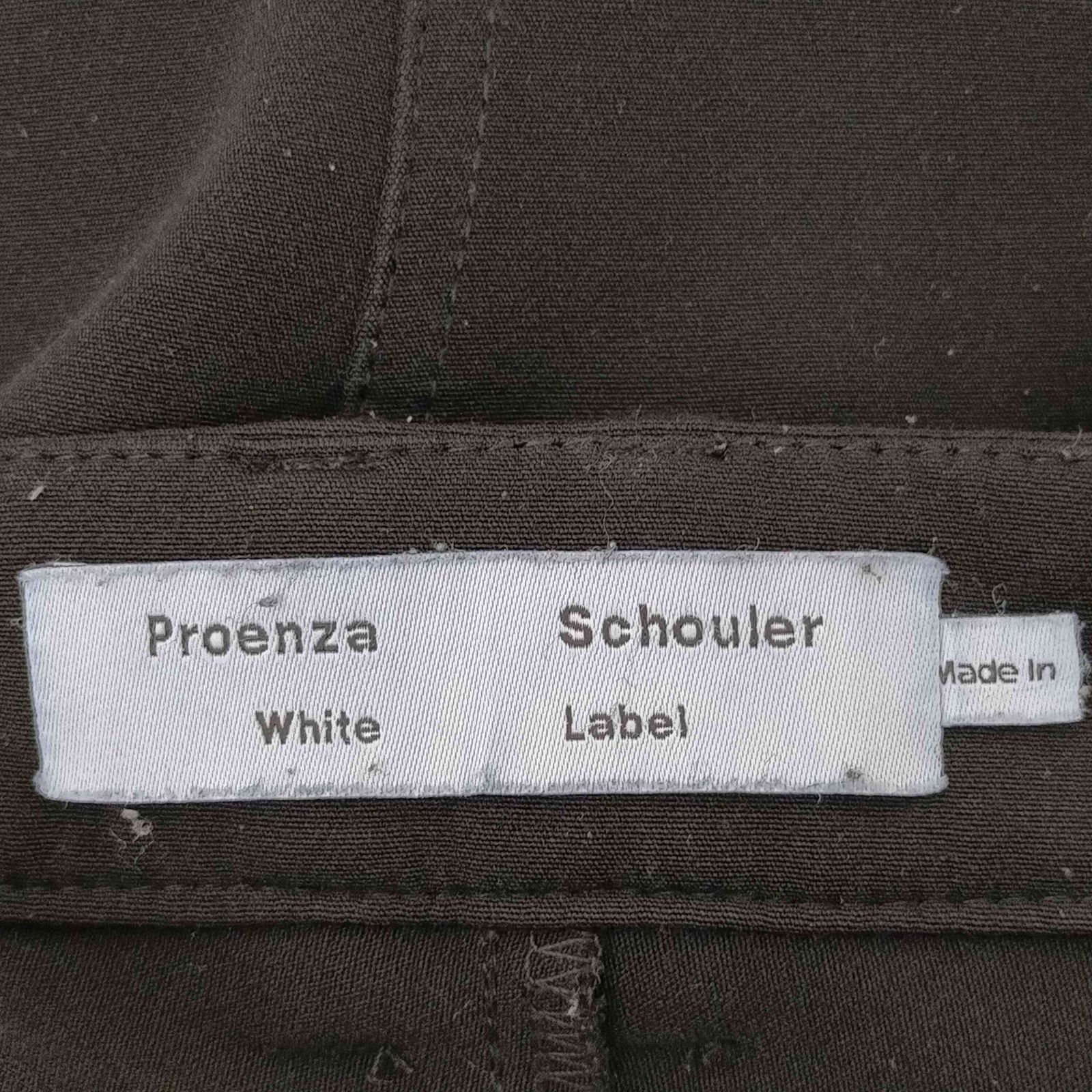 PROENZA SCHOULER(プロエンザスクーラー) WHITE LABEL CREPE-WOVEN FLARED PANTS レディース  2【中古】【ブランド古着バズストア】 プロエンザスクーラー PROENZA SCHOULER WHITE LABEL CREPE-WOVEN