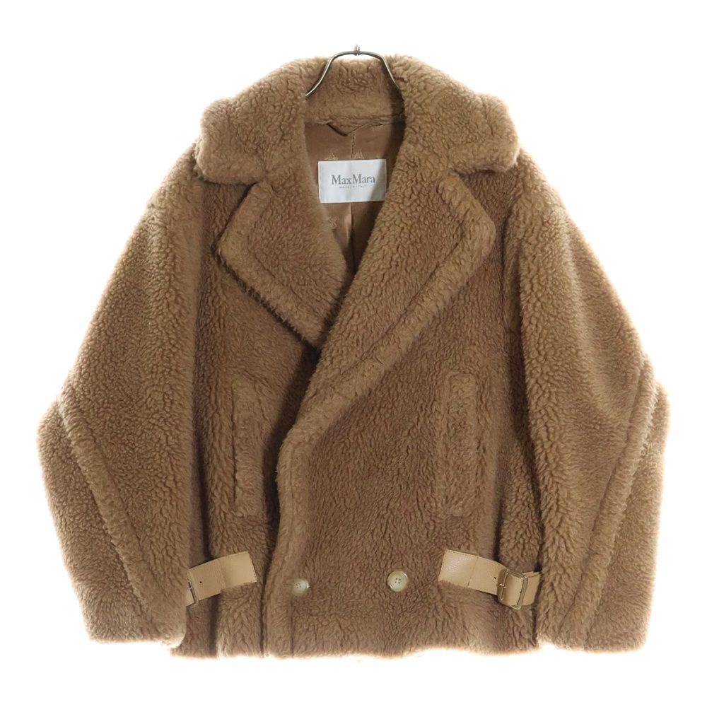 お値下げ【Max Mara】マックスマーラ ツィードジャケット イエローブラウン ☆最終お値下げ☆ Max Mara マックスマーラ オリンピア