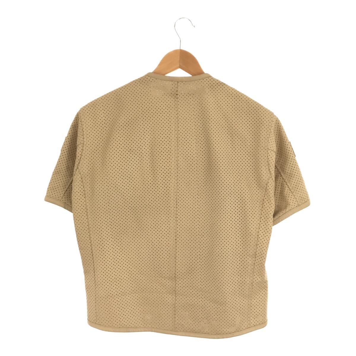 KADOYA カドヤ パンチングレザージャケット レーシング バイカー 半袖