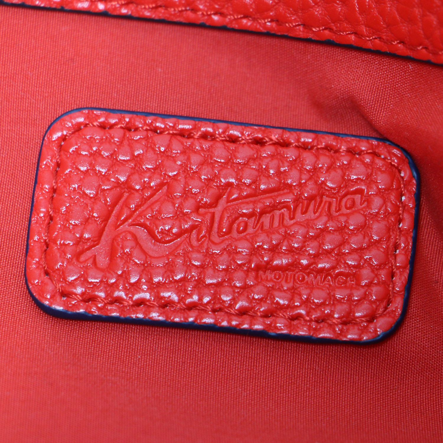 Kitamura キタムラ バッグ トートバッグ ネイビー レッド 紺 赤 ポーチ  