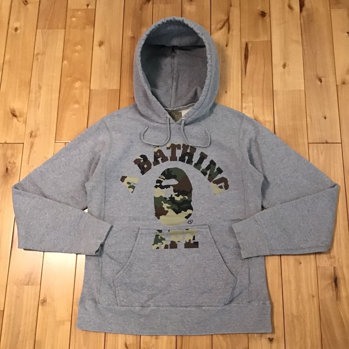 BAPE カレッジロゴ パーカー ベイプ ape 000000007515 - メルカリ