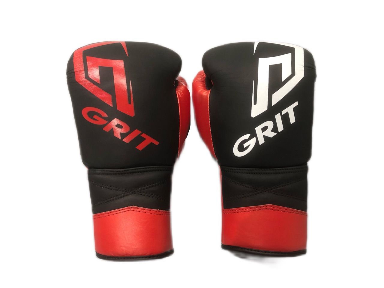 GRIT メタリック　ボクシンググローブ　メタリック　レッド　紐式タイプ