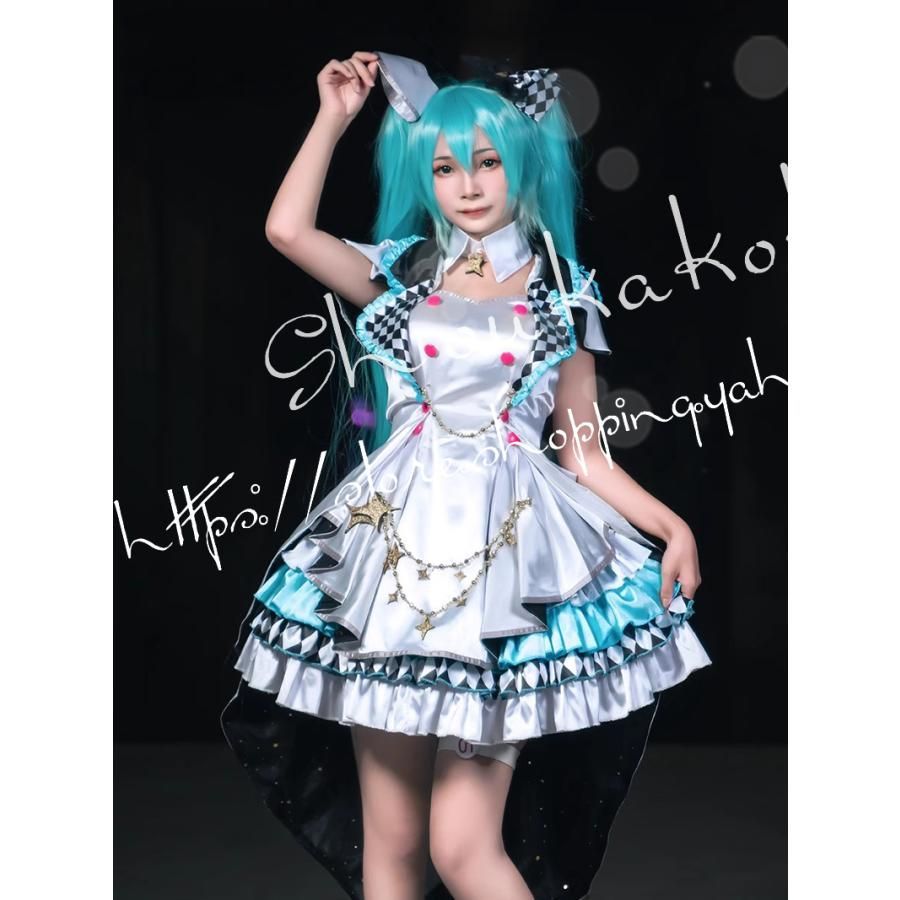 プロジェクトセカイ カラフルステージ feat.初音ミク 風 初音ミクmiku MORE MORE JUMP コスプレ衣装 ウィッグ cosplay 仮装 イベント 学
