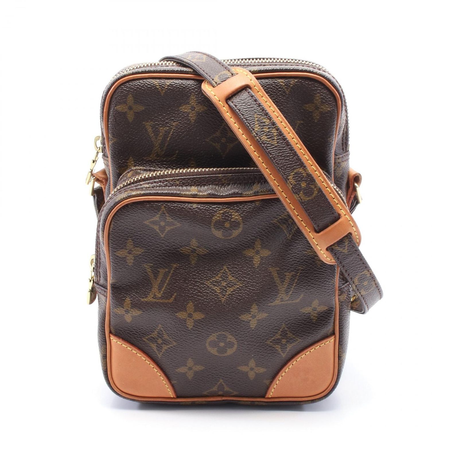 ルイ ヴィトン LOUIS VUITTON ショルダーバッグ アマゾン M45236 PVCコーティングキャンバス レザー アマゾン レディース Used B