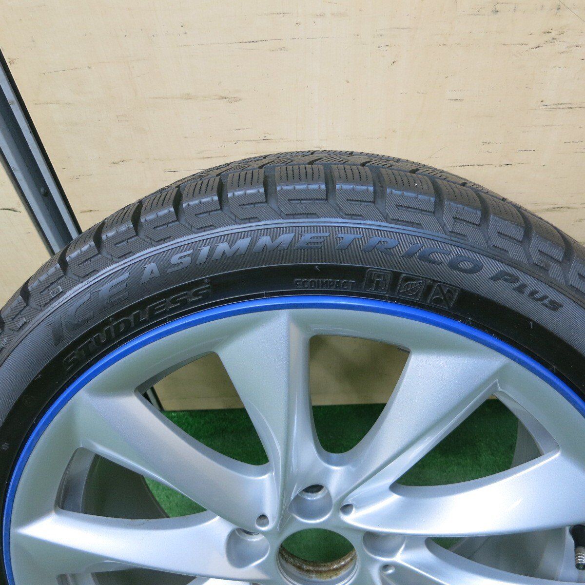 【セール】 キレイ 1本 BMW F30 F31 3シリーズ 純正 225 45R18 スタッドレス ピレリ アイスアシンメトリコ プラス PCD120 5H 5030402ナス 没入感のある