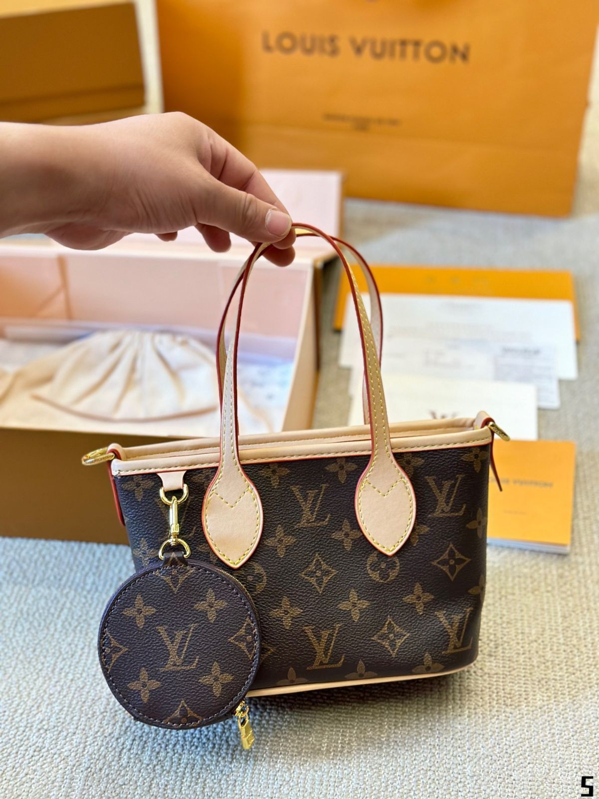 LV新型超ミニNeverfull BB/脇バッグ/ハンドバッグ、リュック