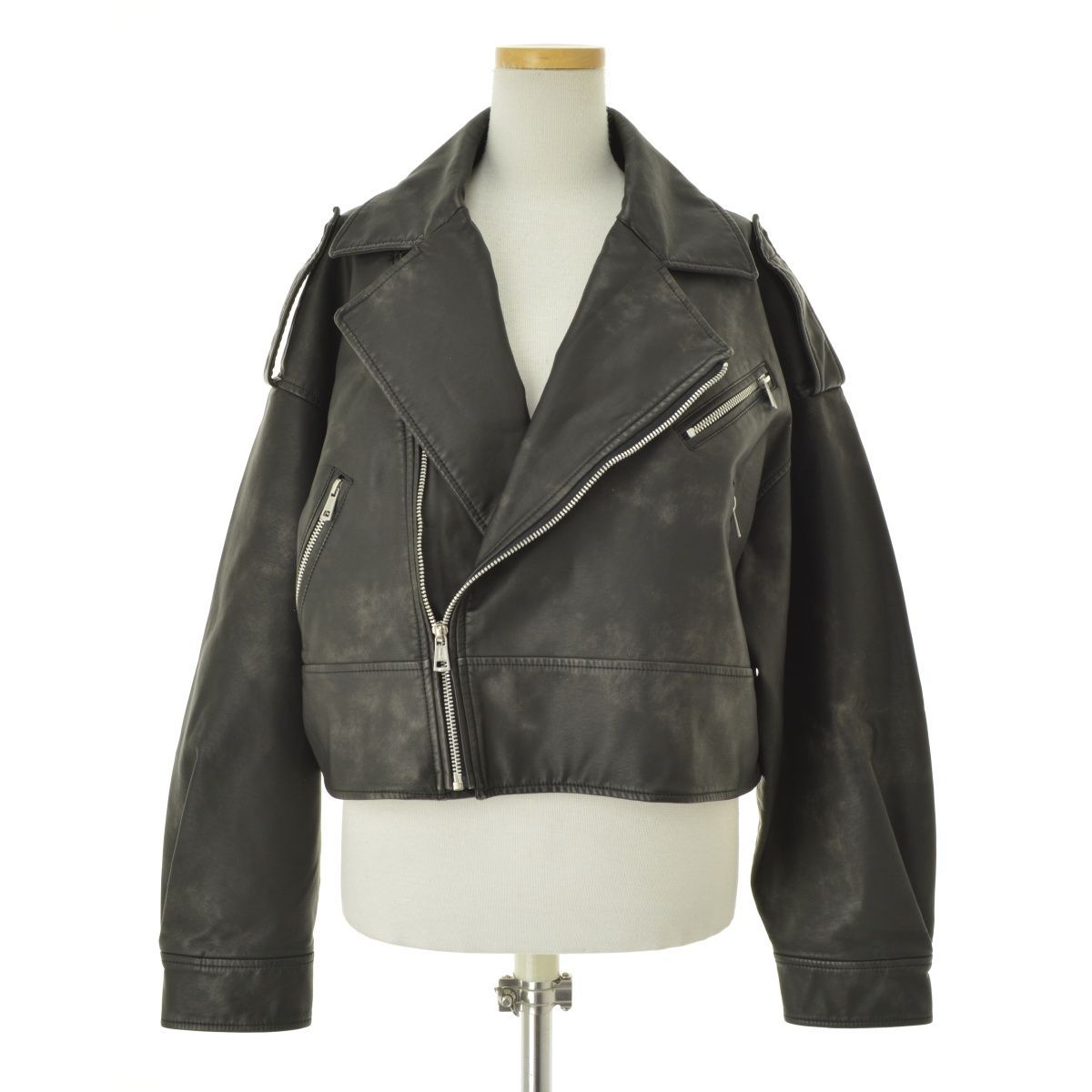 SeaRoomlynn】003160022 Vintage ECOレザーSHORTライダース