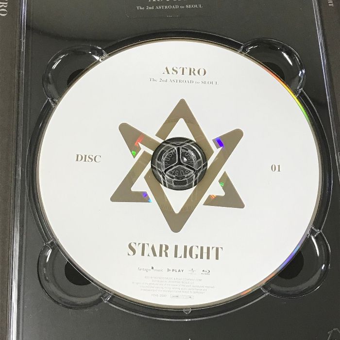 アストロ - ASTRO THE 2nd ASTROAD to SEOUL STAR Light 2Blu-ray+36p Photobook+Postcard+Lenticular Card+Double Side EXTRA Photocards Set [KPOP MARKET特典: 追加特典