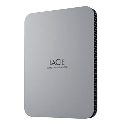 ラシー LaCie 外付けHDD ハードディスク 2TB Mobile Drive Mac|iPad|Windows対応 ムーン シルバー 3年保証 STLP2000400