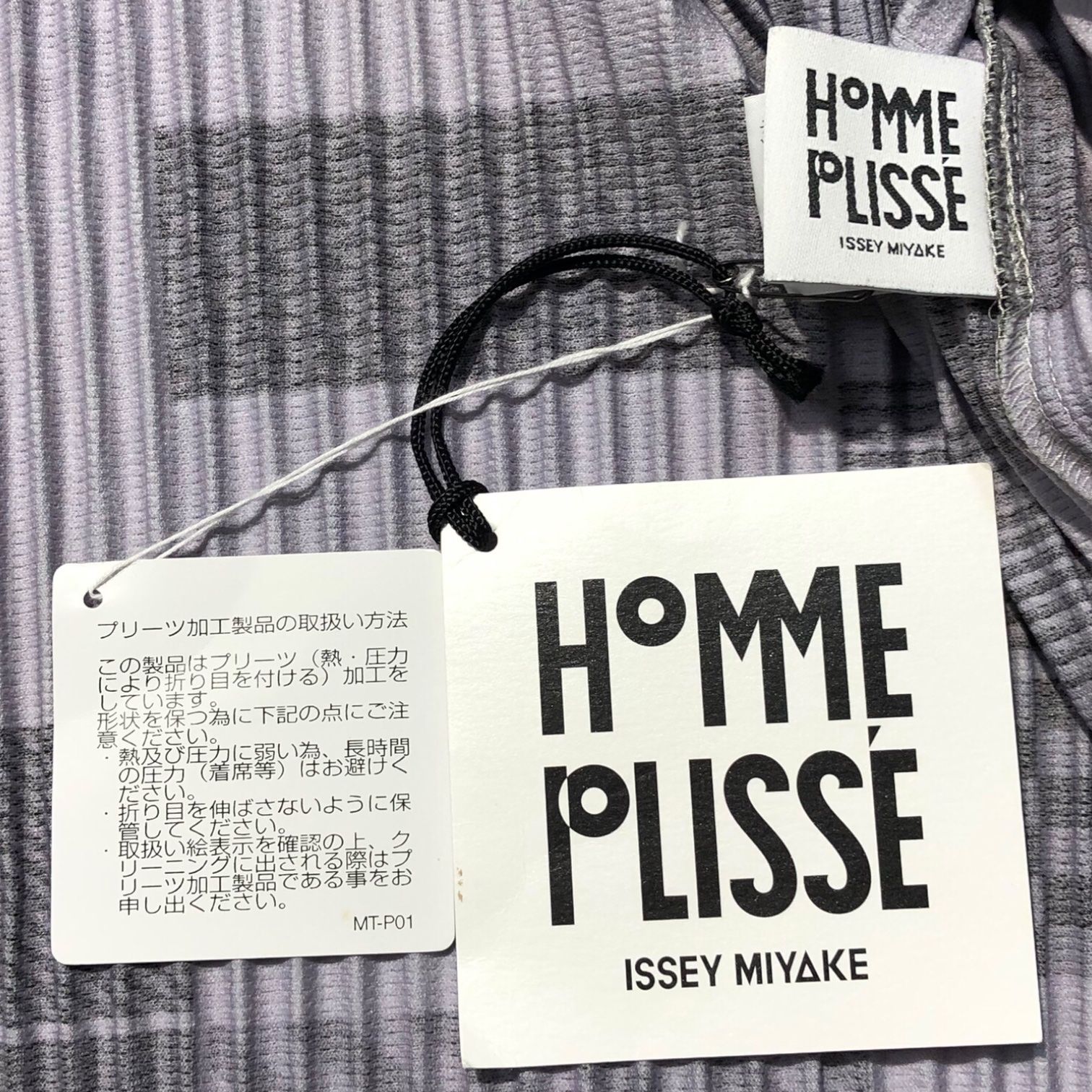 HOMME PLISSE ISSEY MIYAKE(オムプリッセイッセイミヤケ) 21SS Random check pleat zip-up jacket  ランダム チェック プリーツ ジップアップ ジャケット HP11-JL228-96 ライトグレー