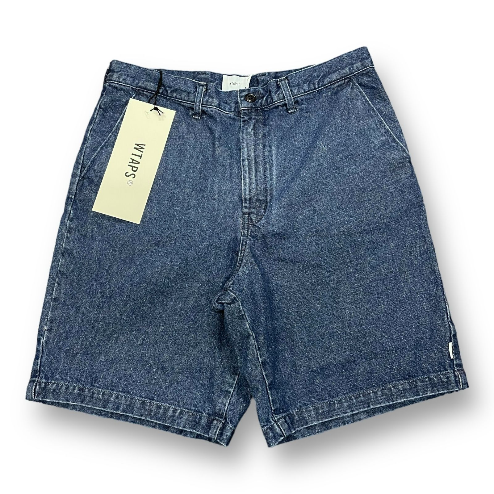 美品 WTAPS 23SS WRKS2001 / SHORTS / COTTON. DENIM デニム ショーツ ハーフパンツ ダブルタップス  231BRDT-PTM07 インディゴ 03 54474A - メルカリ