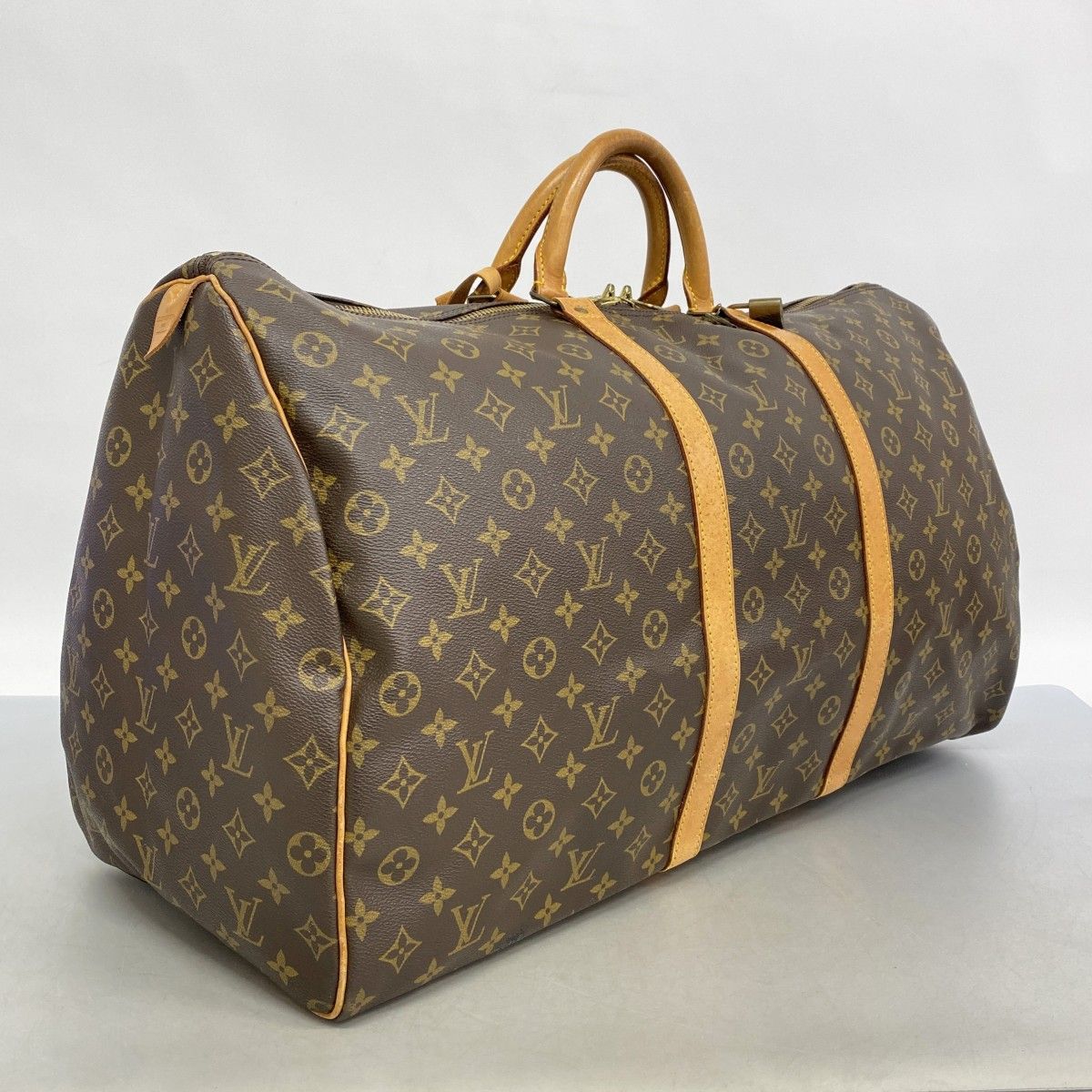 5md4448 ルイヴィトン ボストンバッグ モノグラム キーポル60 M41422 ブラウン メンズ レディース ユニセックス