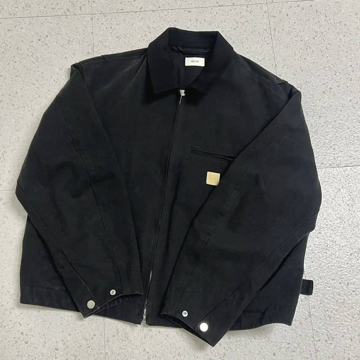 ホイト ワークジャケット XL HET WASHED CANVAS