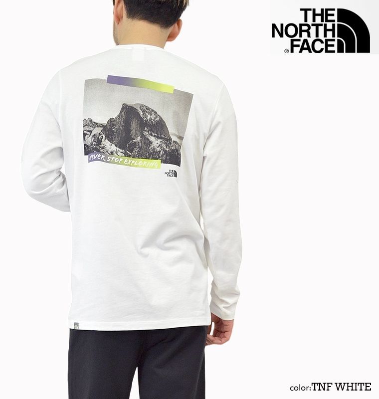 希少 THE NORTH FACE グラフィックロングTシャツ 海外限定