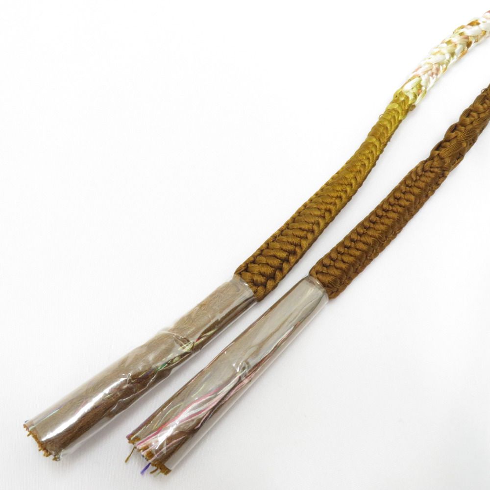 半幅帯 リバーシブル半巾帯 帯締め付き 正絹 巾:約16×長さ:約414cm