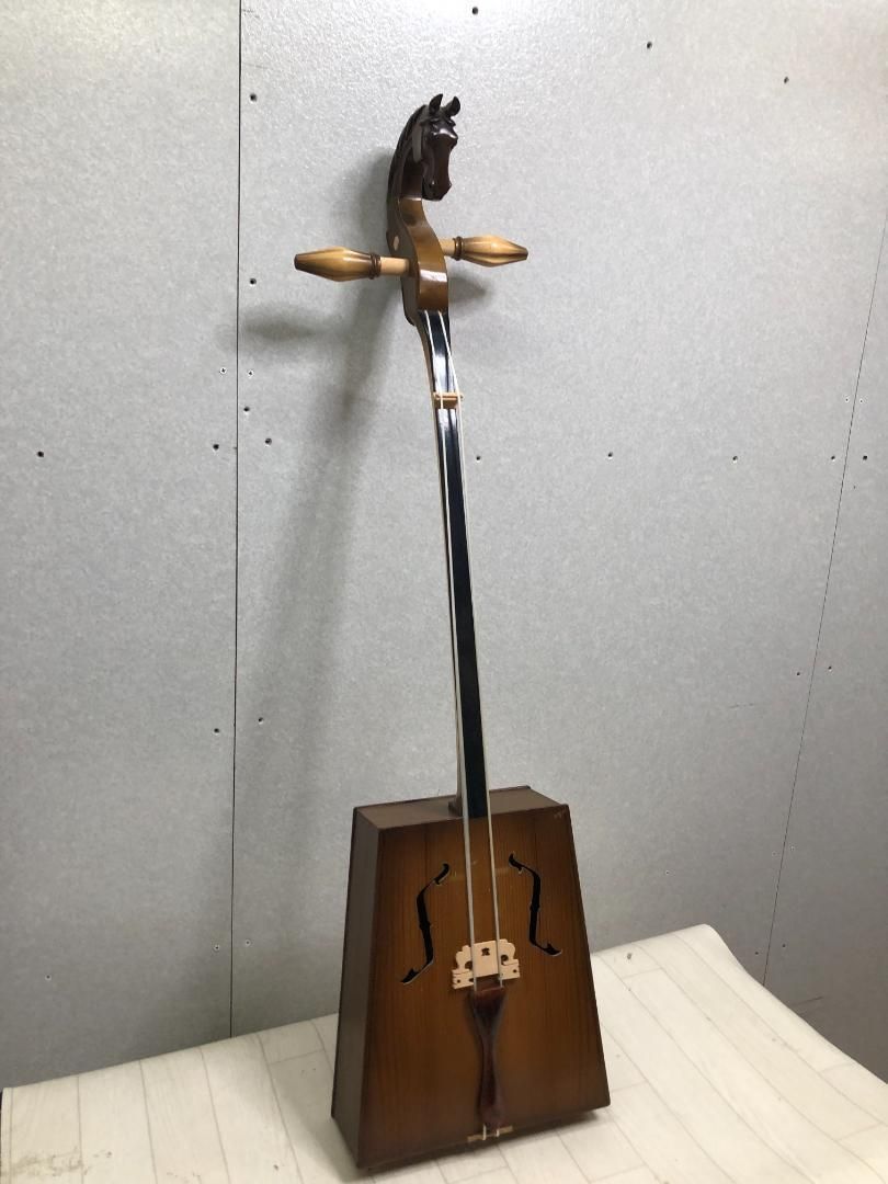 馬頭琴 民族楽器　250323-2 馬頭琴 民族楽器250323-2