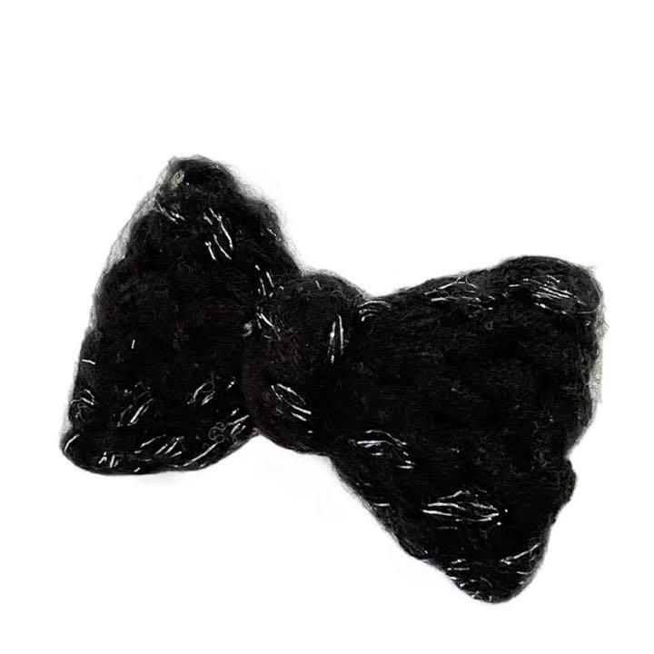 ALEXANDRE DE PARIS　バレッタ　ウール　リボン バレッタ (7 cm)｜ALEXANDRE DE PARIS（アレクサンドル ドゥ パリ）