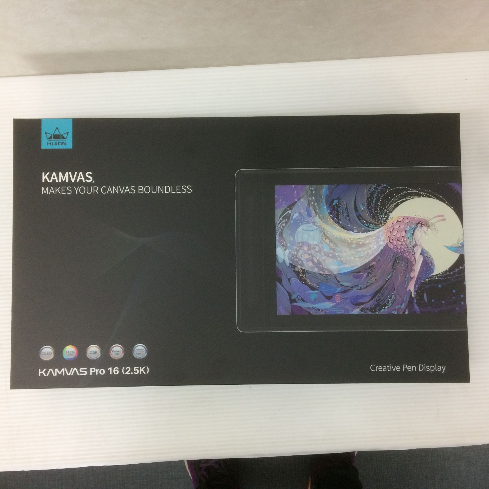 △HUION 15.6インチ 液晶タブレット KAMVAS Pro 16 中古品 